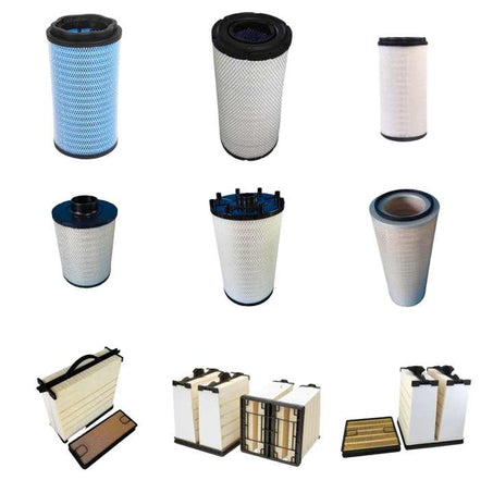 Supply K2244 air filter element excavator accessories AF25830 FS19763 AF4354 machinery filter element