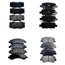 OEM ODM  4048009600 all-ceramic Disc brake pads D1604/D822/D835/GDB8150/GDB7889/D1883 for BYD SONG F0 F3 Surui /Corrola