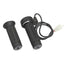 Black 7/8" 22MM Handlebar Handle Throttle Twist Grip With 3 Wires For Electric Scooter Electric Bicycle Bike