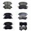 D2441 A0004209802 A0004202203 High Performance A45 AMG Front Brake Pad For Mercedes A0004209802