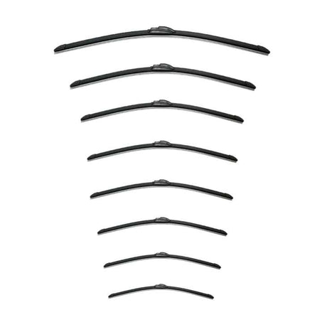 Wholesale Car Windshield Wiper Blades Frameless Bracketless Car Wipers U Type Universal Soft Rubber 16 to 28 Metal