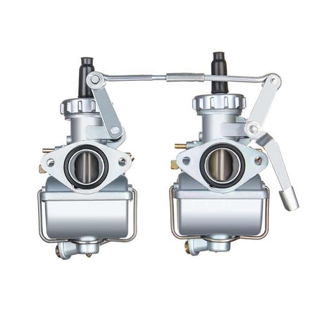 RUNTONG Twin Carburetor 22mm For Honda CB175 CL175 SCRAMBLER SL175 MOTOSPORT CB200 CB200T CL200 Motorcycle Carburetor