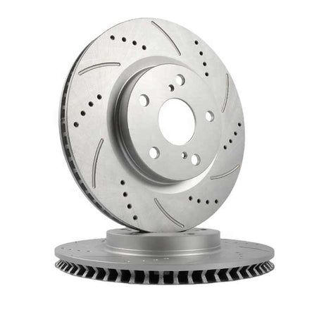 Painted Metallic Drilled Rear Break Disk For Volvo XC60 VAN 31277357 302X22MM