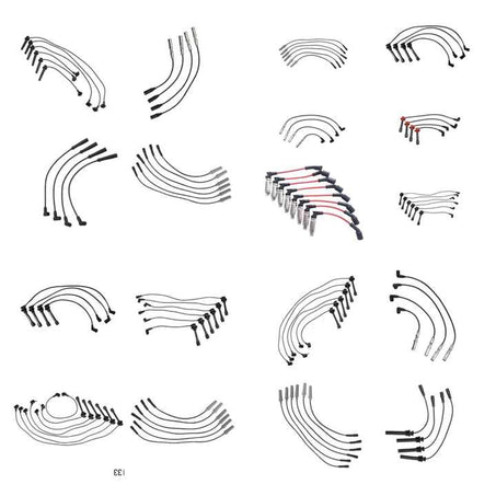 Câble d'allumage OEM MD-997506 MD-172269 MD997506 MD172269 EC-4440 EC-4441 EC-6432 J5385021 73784 EC4440 Fil de bougie d'allumage Moteur