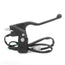 Black 22MM Left Handlebar Clutch Brake Lever With Wire For 47cc 49cc Pocket Dirt Bike Gas Scooter ATV Quad Mini Moto