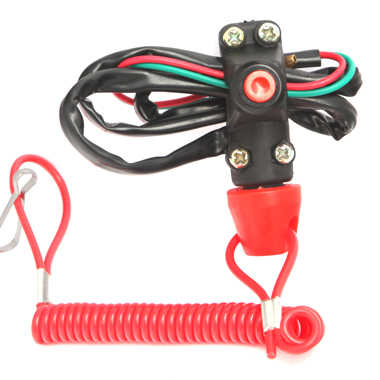 Universal 7/8'' 22MM Safety Tether Stop Kill Switch For 90cc 110cc 125cc 150cc ATV Quad Motorcycle Pit Dirt Bike