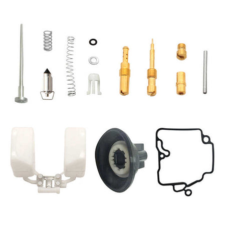 Carburetor Rebuild Kit With Plunger Diaphragm For Keihin CVK30 CVK32 CVK 30 32 Scooter Moped ATV Quad