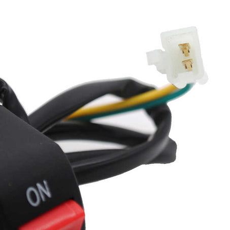 Universal 2 Wires 22MM Motorcycle Handlebar Flame Out Control Start Stop Button ON OFF Switch